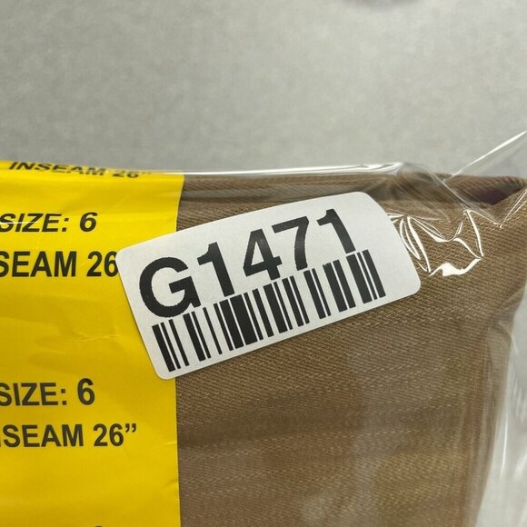 NEW Ella Moss Women's 6 Wide Leg Crop High-Rise Pants Brown Cotton G1471 - Picture 11 of 11